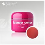matt 5 Red Mystery base one żel kolorowy gel kolor SILCARE 5 g